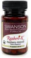 Swanson Razberi-K® Raspberry Ketones (100 mg,  60 Capsules)