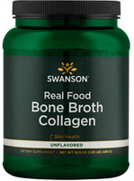Swanson Real Food Bone Broth Collagen (Unflavored,  480g)