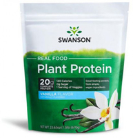 Swanson Real Food Plant Protein (Vanilla Flavour,  674 g)