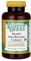 Swanson Reishi Mushroom Extract (500 mg,  90 Capsules)