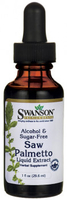 Swanson Saw Palmetto Liquid Extract (Alcohol & Sugar-Free,  29.6 ml)