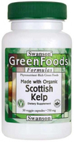 Swanson Scottish Kelp (750 mg,  30 Vegetarian Capsules)