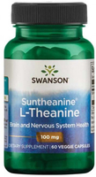 Swanson Suntheanine® L-Theanine (100 mg,  60 Vegetarian Capsules)
