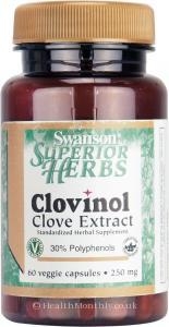 Swanson Superior Herb Clovinol Clove Extract (250mg,  60 Vegetarian Capsules )