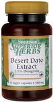 Swanson Superior Herbs Desert Date Extract (480 mg,  30 Vegetarian Capsules)