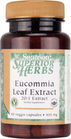 Swanson Superior Herbs Eucommia Leaf 20:1 Extract (400 mg,  60 Vegetarian Capsules)