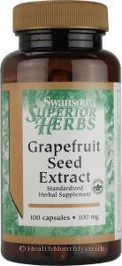 Swanson Superior Herbs Grapefruit Seed Extract (100mg,  100 Capsules)