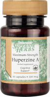 Swanson Superior Herbs Maximum Strength Huperzine A (200 mcg,  30 Capsules)