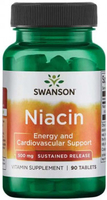 Swanson Sustained Release Niacin (500 mg,  90 Tablets)