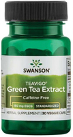 Swanson Teavigo® Green Tea Extract,  Standardised (Caffeine-Free,  30 Vegetarian Capsules)