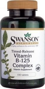 Swanson Timed Release Vitamin B-125 Complex (100 Tablets)