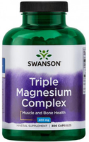 Swanson Triple Magnesium Complex (400 mg,  300 Capsules)