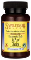Swanson Ultra AjiPure® Glycine Featuring AjiPure (500 mg,  60 Vegetarian Capsules)