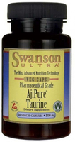 Swanson Ultra,  AjiPure® Taurine,  Pharmaceutical Grade (500 mg,  60 Vegetarian Capsules)