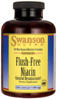 Swanson Ultra Flush-Free Niacin (500 mg,  240 Capsules)