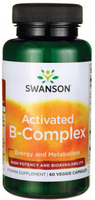 Swanson Ultra High Potency & Bioavailability Activated B-Complex (60 Vegetarian Capsules)
