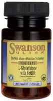Swanson Ultra L-Glutathione with CoQ10 (30 Veggie Caps)