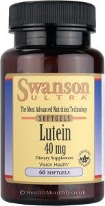 Swanson Ultra Lutein (40mg,  60 Softgels)
