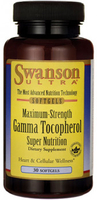 Swanson Ultra Maximum Strength Gamma Tocopherol (30 Softgels)