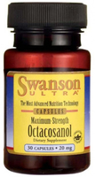 Swanson Ultra Maximum-Strength Octacosanol (20 mg,  30 Capsules)