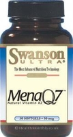 Swanson Ultra Menaq (50mcg,  30 Softgels)