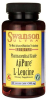 Swanson Ultra Pharmaceutical Grade,  AjiPure® L-Leucine (500 mg,  60 Vegetarian Capsules)