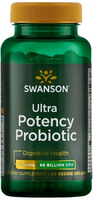 Swanson Ultra Potency Probiotic (66 Billion CFU,  60 Vegetarian DRCapsules)