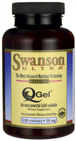 Swanson Ultra Q-Gel® Hydrosoluble CoQ10 (30 mg,  120 Softgels)