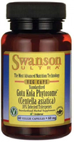 Swanson Ultra Standardised,  Gotu Kola Phytosome®,  30% Selected Triterpenes (60 mg,  60 Vegetarian Capsules)
