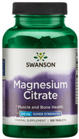 Swanson Ultra Super Strength Magnesium Citrate (225 mg,  120 Tablets)
