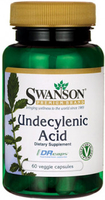 Swanson Undecylenic Acid (60 Vegetarian Capsules)