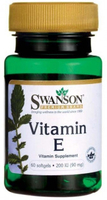 Swanson Vitamin E (200 IU,  60 Softgels)