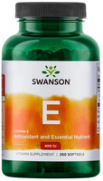 Swanson Vitamin E (400 IU,  250 Softgels)