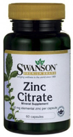 Swanson Zinc Citrate (50 mg,  60 Capsules)