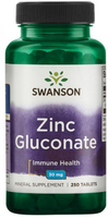 Swanson Zinc Gluconate (30 mg,  250 Tablets)