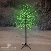 1.5m LED Cherry Blossom Tree with 150 Green Multi-Function Lights