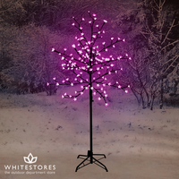 1.8m LED Cherry Blossom Tree with 180 Pink Lights