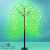 250cm Christmas Willow Tree with Green LED Lights