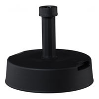 25kg Concrete Parasol Base - Black