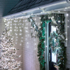 360 Cool White LED Snowing Icicle Lights