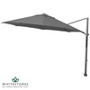 4 Seasons Outdoor - 3.5m Round Siesta Cantilever Parasol - Charcoal