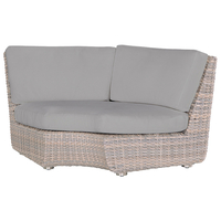 4 Seasons Outdoor - Barbados Modular Curved Corner Seat - Lagun