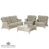 4 Seasons Outdoor - Valentine Sofa Set with Coffee Table - Praia