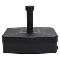 40kg Sand & Water Filled Parasol Base - Black