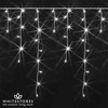 720 Snowing Icicle LED Christmas Lights - Bright White