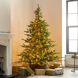 7ft Prelit Calgary Fir Artificial Christmas Tree - 550 LEDs