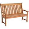 Alexander Rose - 5ft High Back Bench - FSC Mahogany Wood