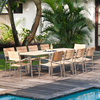 Alexander Rose - Avant 10 Seat Rectangular Dining Set (2.6m x 1m Table)