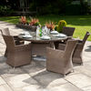 Alexander Rose - Monte Carlo 6 Seat Round Dining Set