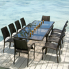 Alexander Rose - Ocean 10 Seater Rectangular Dining Set (1.35-2.7m x 1.0m Extending Table)
